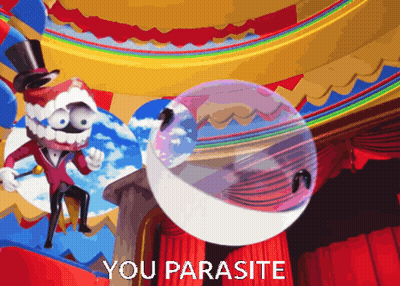 You Parasite Cartoon Character GIF