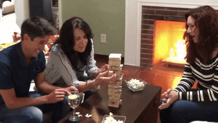 You Play To Win The Game Jenga Fail GIF