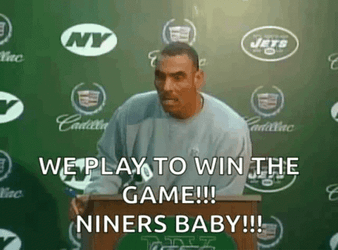 You Play To Win The Game Niners Baby GIF