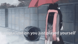 You Played Yourself Noragami Throws Himself In Garbage GIF