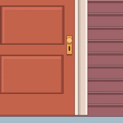 You Rang Pudgy Penguin Opening Door GIF