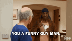 You're A Funny Guy Man Larry David GIF