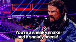 You're A Sneaky Snake Wrestler GIF