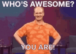 You're Awesome Colin Mochrie GIF