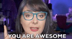 You're Awesome Encouraging Girl GIF