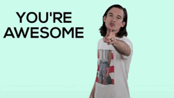You're Awesome Pointing You GIF