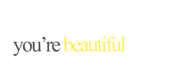 You're Beautiful Animated GIF