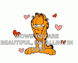 You Re Beautiful Cartoon Garfield GIF