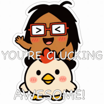 You're Clicking Awesome Sticker GIF