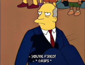 You're Fired Bart Simpson GIF