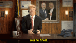 You're Fired Donald Trump Spoof  GIF