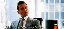 You're Fired Harvey Specter Suits GIF
