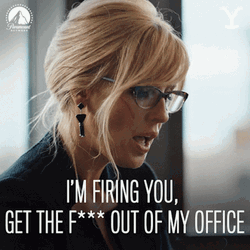 You're Fired Kelly Reilly GIF