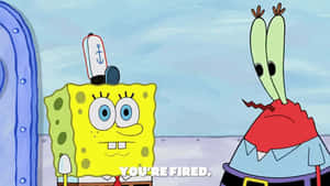 You're Fired Mr.Krabs To Spongebob GIF