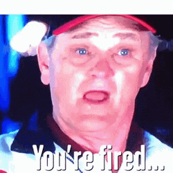 You're Fired Out Of Job GIF