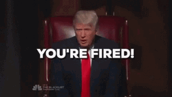 You're Fired Trump In Apprentice GIF
