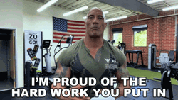 You're Hardworking I'm Proud Of You Dwayne Johnson GIF