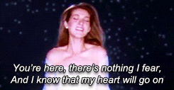 You're Here Celine Dion GIF