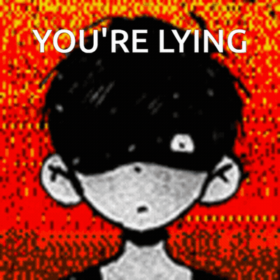 You're Lying Text GIF