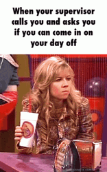 You're Not My Supervisor Jennette McCurdy GIF