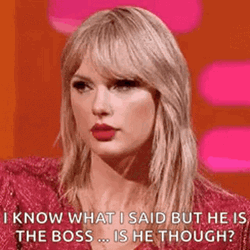You're Not My Supervisor Taylor Swift GIF