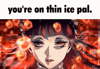 You're On Thin Ice Pal GIF