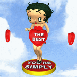 You're Simply The Best Betty Boop GIF