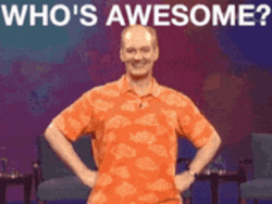 You're Simply The Best Orange Shirt Man GIF