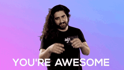 You're Simply The Best Pointing Man GIF