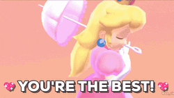 You're Simply The Best Princess Peach GIF