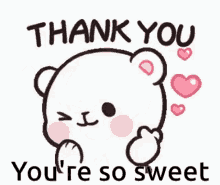 You're So Sweet Cute Bear GIF