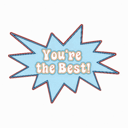 You're The Best Animated Text GIF