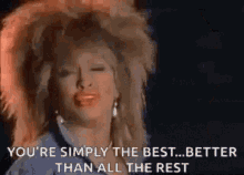 You're The Best Tina Turner