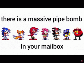 You're The Bomb Sonic Dancing Hedgehog GIF