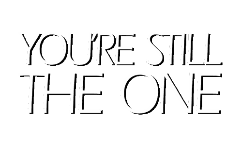 You're The One Poster Sticker