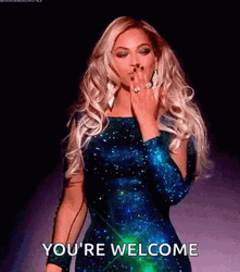 You're Welcome Beyonce Kiss GIF