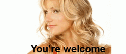 You're Welcome Brittany Pierce GIF