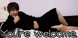 You're Welcome Cool Guy GIF