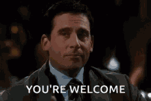 You're Welcome Michael Scott GIF