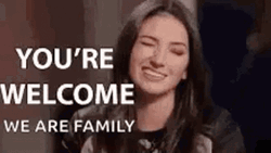 You're Welcome We Are Family GIF