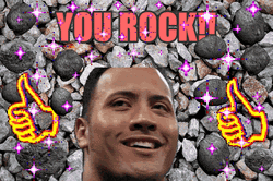 You Rock Meme Dwayne Johnson GIF