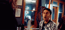You Shall Not Pass Intense Scream GIF