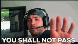 You Shall Not Pass Nickmercs Gamer GIF