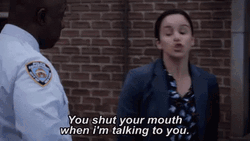 You Shut Your Mouth When I'm Talking GIF