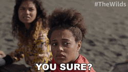 You Sure About That The Wilds Rachel GIF