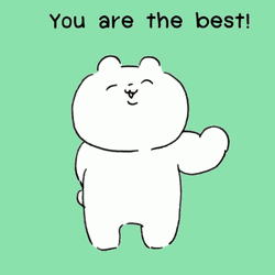 You The Best Moving Chubby Cat Animation GIF