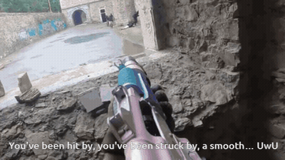 You've Been Hit By You've Been Struck By A Smooth Video Game Scene GIF