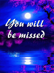 You Will Be Missed Moon Water Reflection GIF