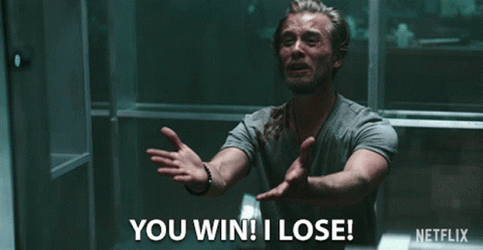 You Win I Lose Crying GIF