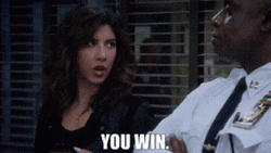You Win Rosa Diaz GIF